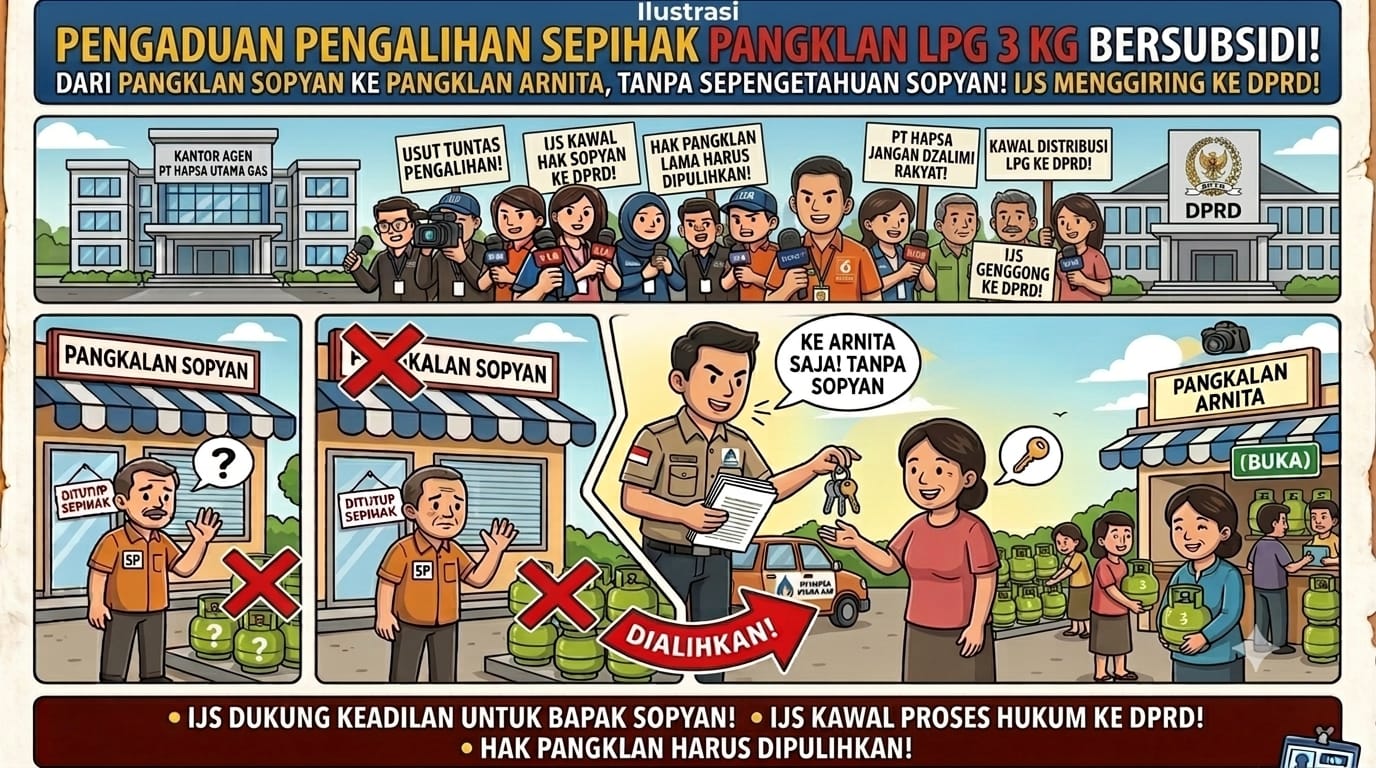 Kawal Dugaan Pengalihan Sepihak Pangkalan LPG 3 Kg, IJS Polman Bawa Kasus ke Meja DPRD
